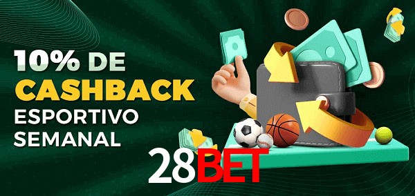 10% de bônus de cashback na 28bet